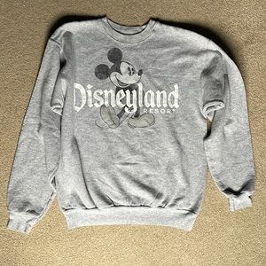 Hanes Disneyland sz small grey sweater